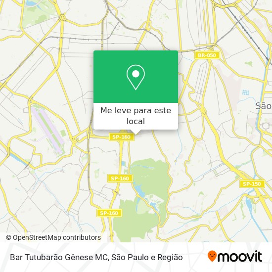 Bar Tutubarão Gênese MC mapa