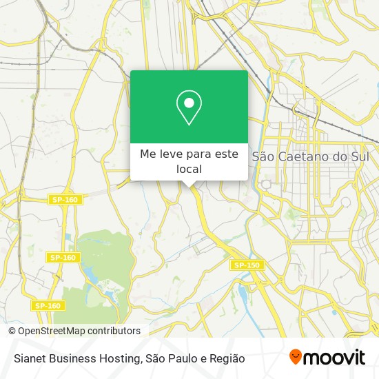 Sianet Business Hosting mapa