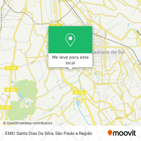 EMEI Santo Dias Da Silva mapa