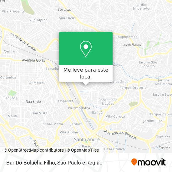 Bar Do Bolacha Filho mapa