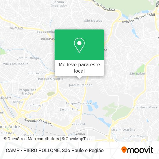 CAMP - PIERO POLLONE mapa