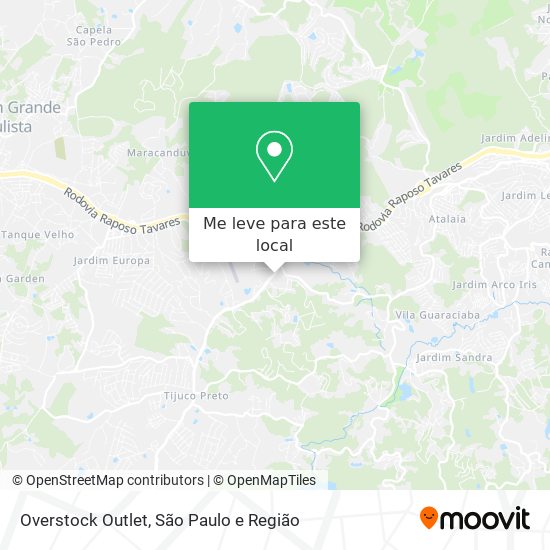 Overstock Outlet mapa