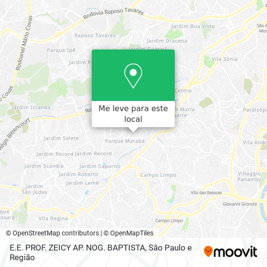 E.E. PROF. ZEICY AP. NOG. BAPTISTA mapa