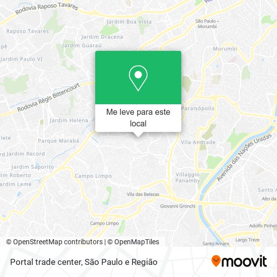Portal trade center mapa