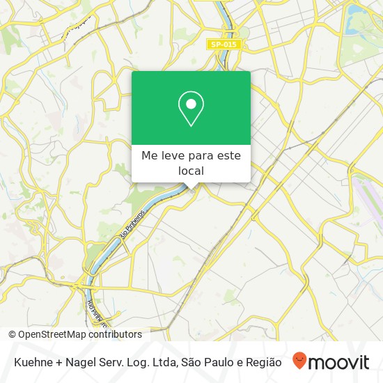 Kuehne + Nagel Serv. Log. Ltda mapa