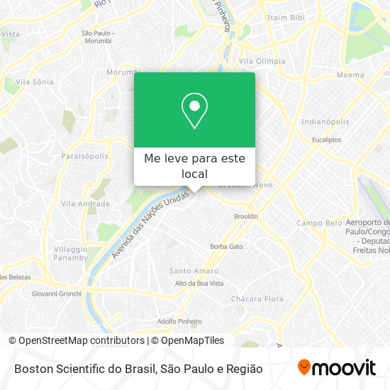 Boston Scientific do Brasil mapa