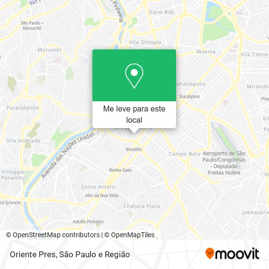 Oriente Pres mapa