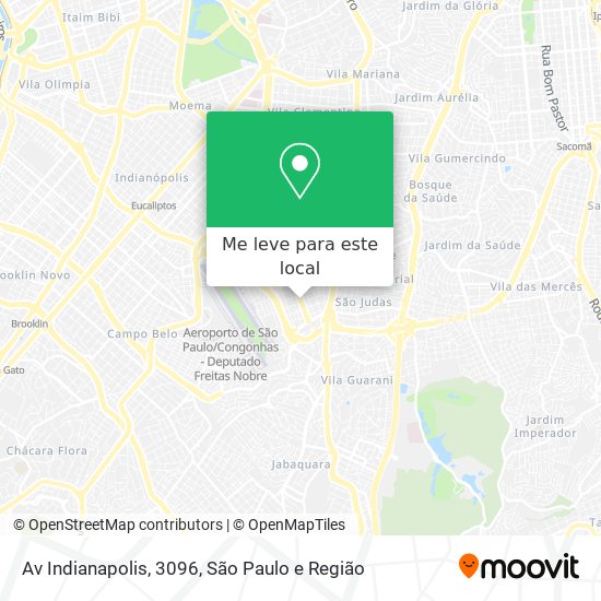 Av Indianapolis, 3096 mapa
