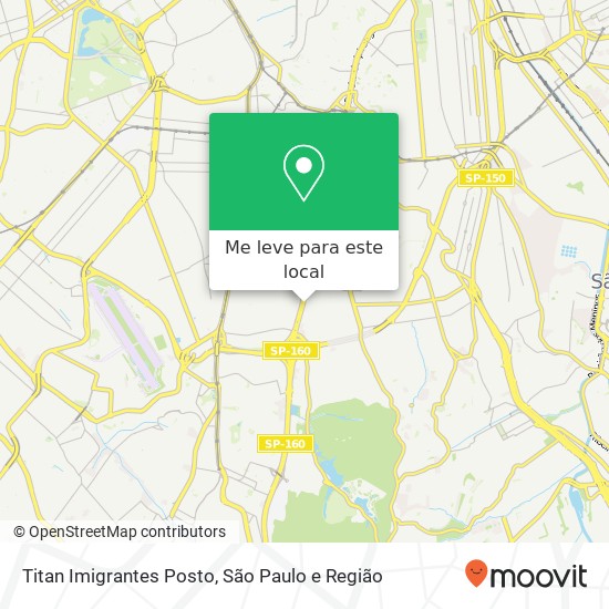 Titan Imigrantes Posto mapa