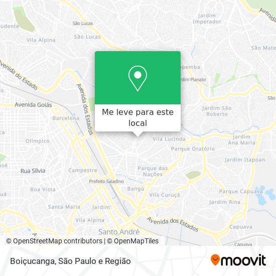 Boiçucanga mapa