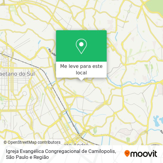 Igreja Evangélica Congregacional de Camilopolis mapa