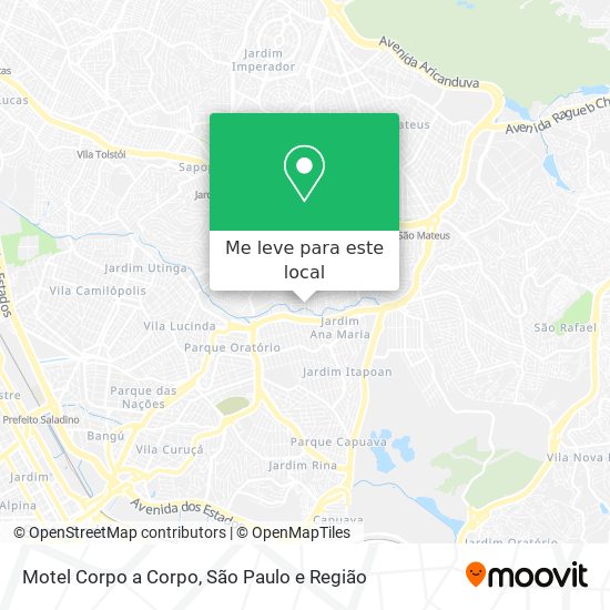 Motel Corpo a Corpo mapa