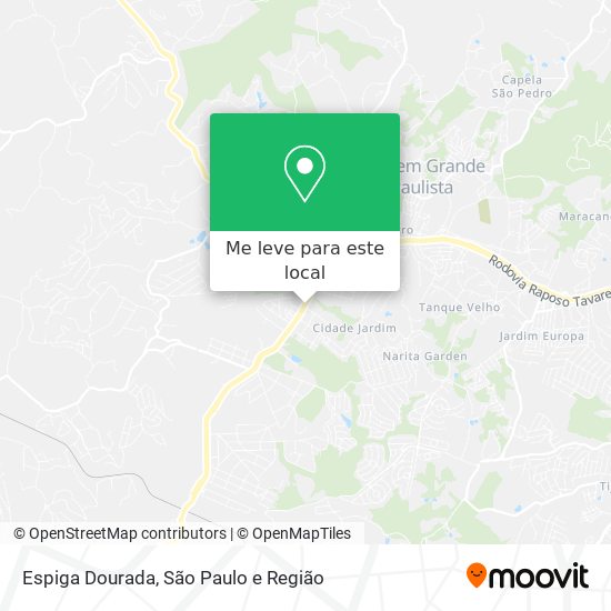 Espiga Dourada mapa