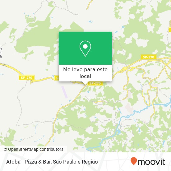 Atobá - Pizza & Bar mapa