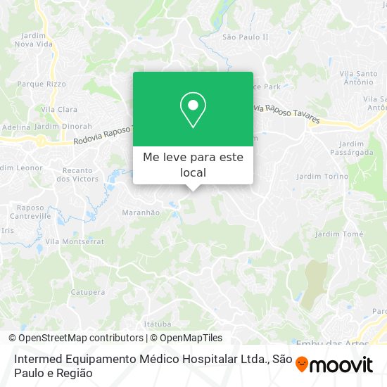 Intermed Equipamento Médico Hospitalar Ltda. mapa