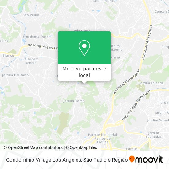 Condomínio Village Los Angeles mapa