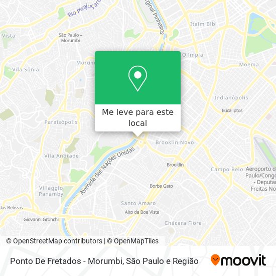 Ponto De Fretados - Morumbi mapa