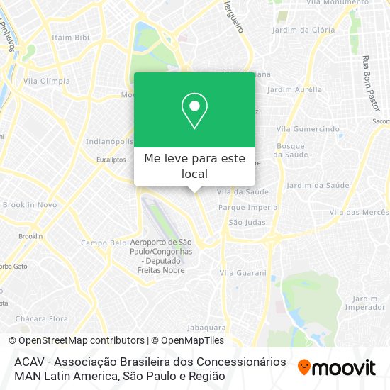 ACAV - Associação Brasileira dos Concessionários MAN Latin America mapa