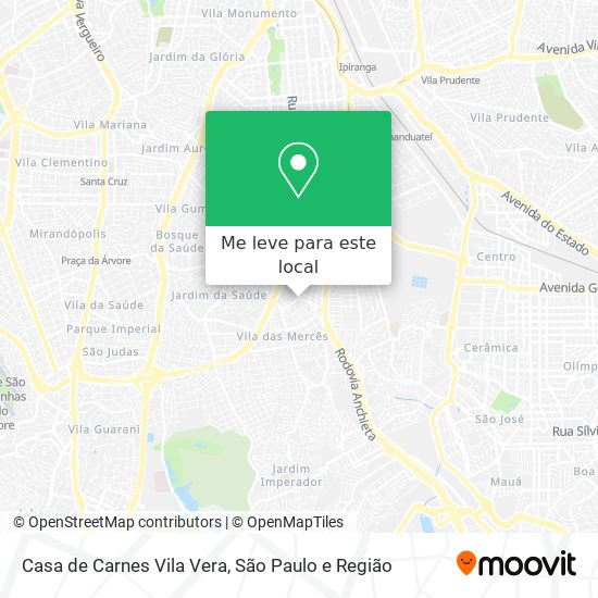 Casa de Carnes Vila Vera mapa