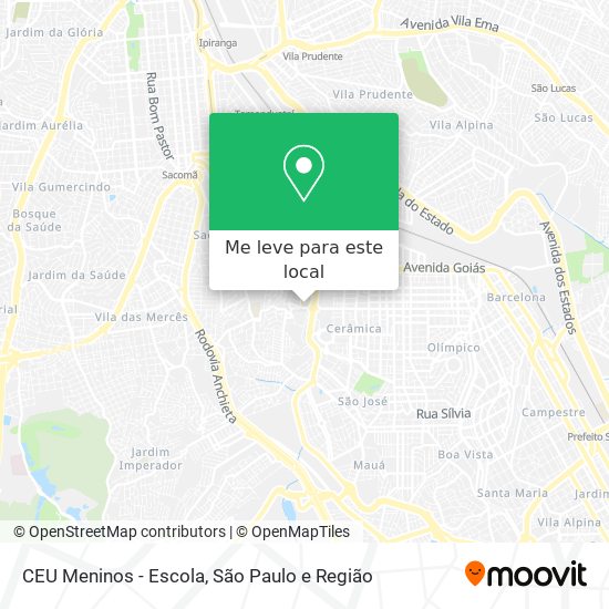 CEU Meninos - Escola mapa