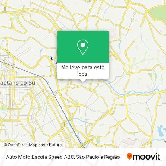 Auto Moto Escola Speed ABC mapa
