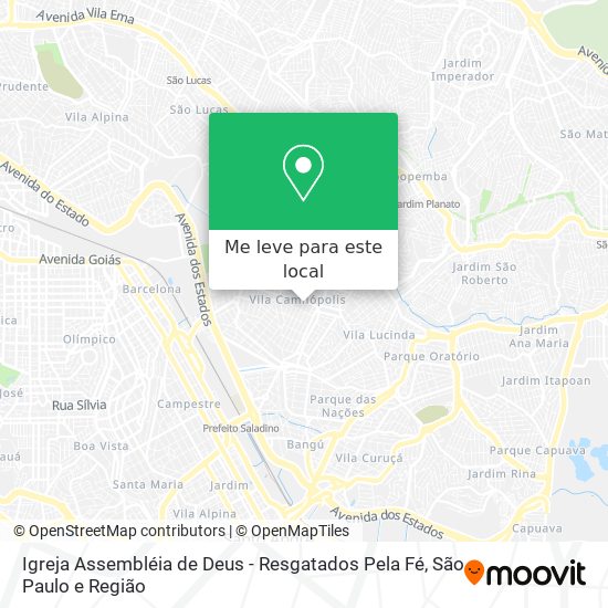 Igreja Assembléia de Deus - Resgatados Pela Fé mapa