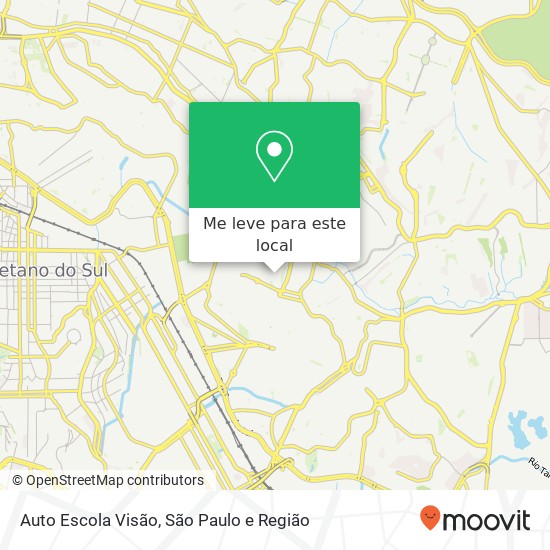 Auto Escola Visão mapa