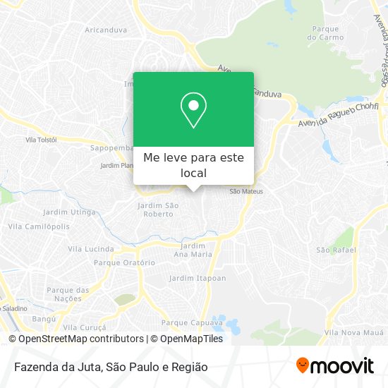 Fazenda da Juta mapa