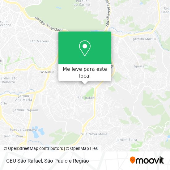 CEU São Rafael mapa