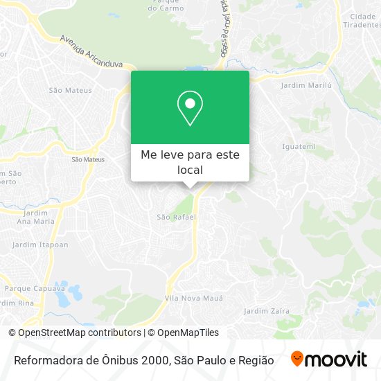 Reformadora de Ônibus 2000 mapa