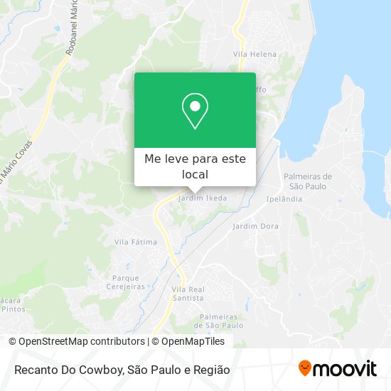 Recanto Do Cowboy mapa
