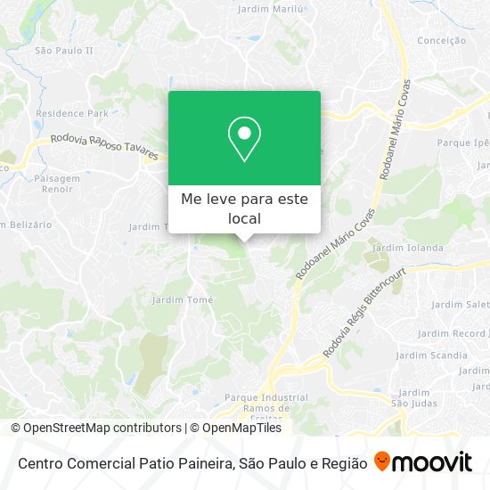 Centro Comercial Patio Paineira mapa