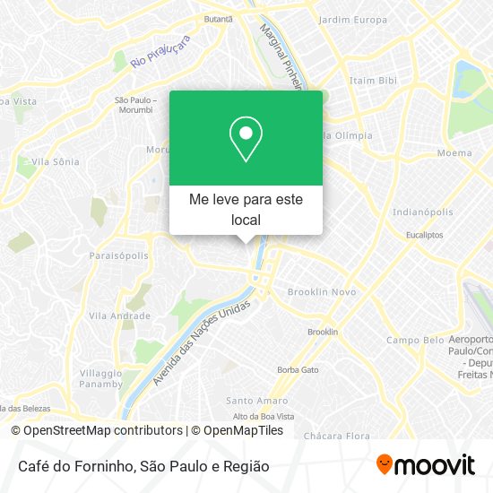 Café do Forninho mapa