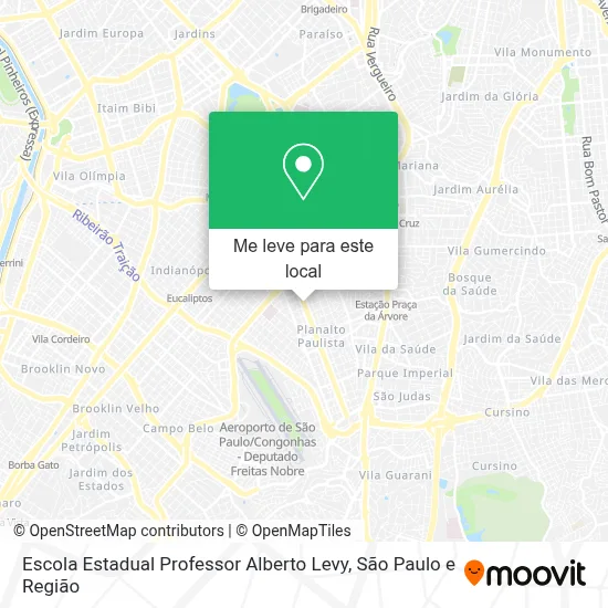 Como chegar até Escola Estadual Professor Alberto Levy em Saúde de ...