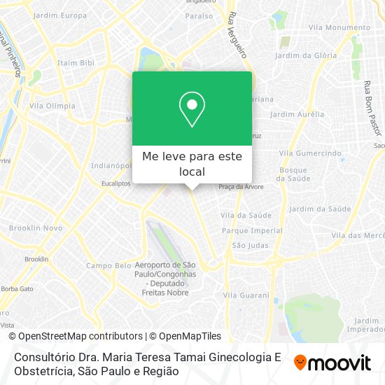 Consultório Dra. Maria Teresa Tamai Ginecologia E Obstetrícia mapa
