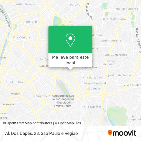 Al. Dos Uapés, 28 mapa