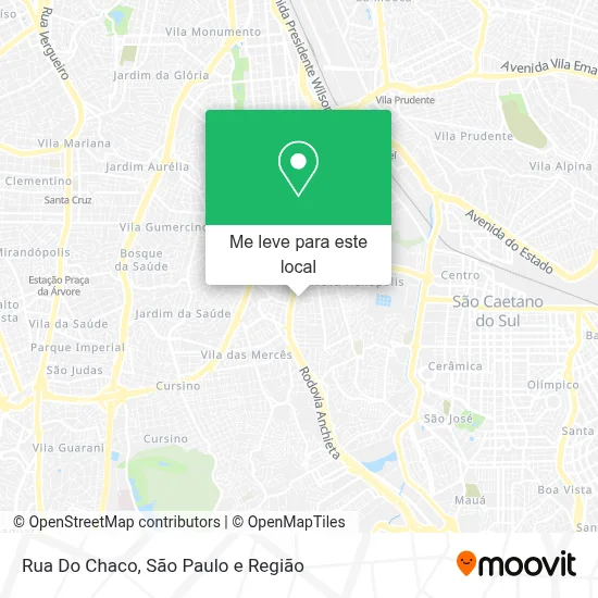 Rua Do Chaco mapa