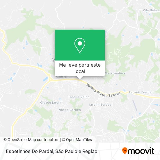 Espetinhos Do Pardal mapa