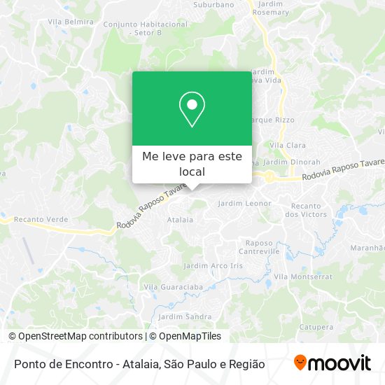 Ponto de Encontro - Atalaia mapa