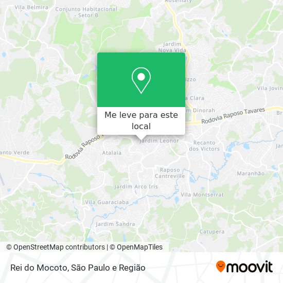 Rei do Mocoto mapa