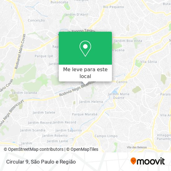 Circular 9 mapa
