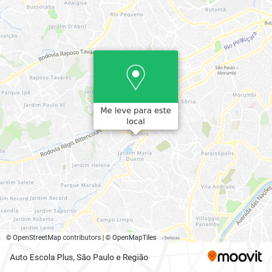 Auto Escola Plus mapa