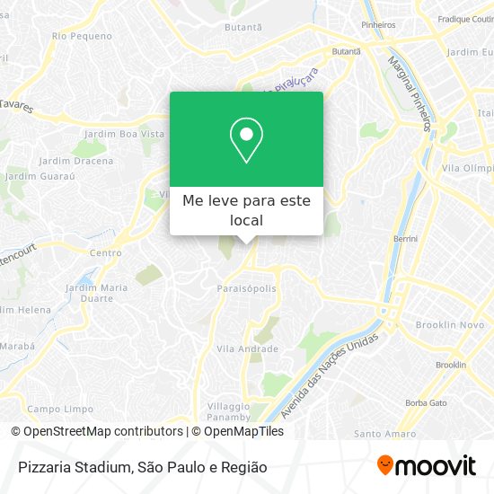 Pizzaria Stadium mapa