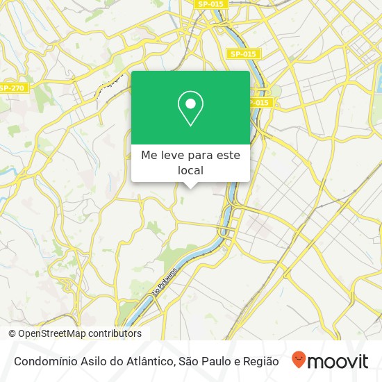 Condomínio Asilo do Atlântico mapa