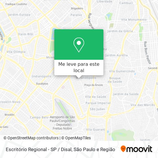 Escritório Regional - SP / Disal mapa