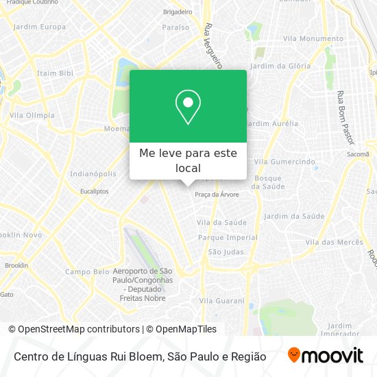 Centro de Línguas Rui Bloem mapa