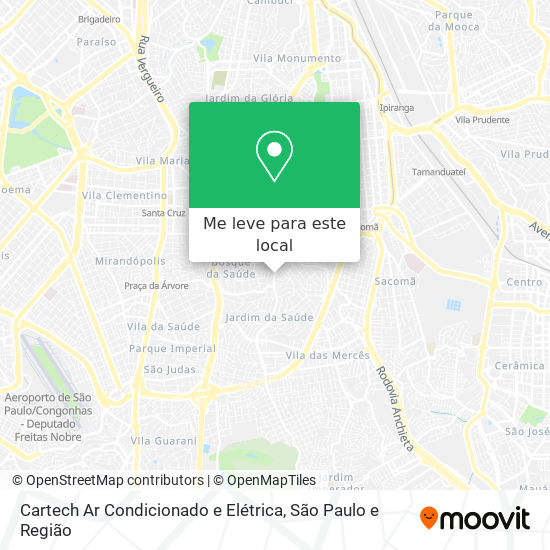 Cartech Ar Condicionado e Elétrica mapa