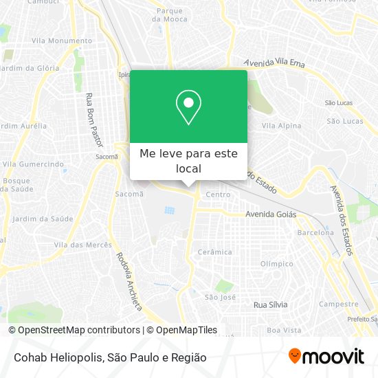 Cohab Heliopolis mapa