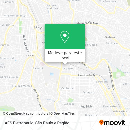 AES Eletropaulo mapa