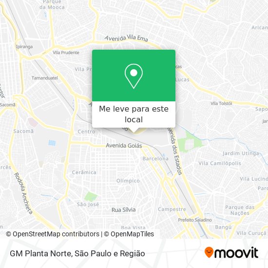 GM Planta Norte mapa